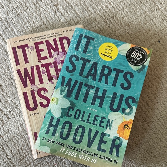 Other - Colleen Hoover Book Set - It Ends With Us & It Starts With Us